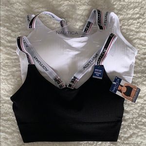 (2) Nautica Longline Lounge Bras